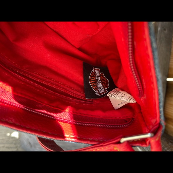Harley-Davidson denim pants purse - Picture 3 of 7